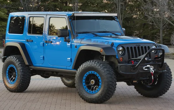 Picture the concept, Jeep, the front, Wrangler, Ringler, Jeep, Maximum Performance Concept