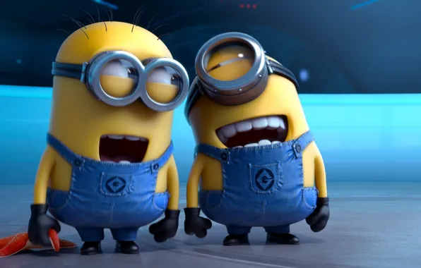 Picture cartoon, laughter, starfish, despicable me, minions