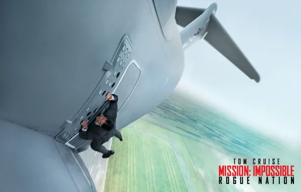 Picture the plane, the situation, agent, poster, the rise, Tom Cruise, Tom Cruise, Ethan Hunt, Mission: …