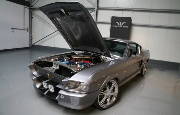 Picture Mustang, The hood, Engine, Garage, Eleanor, Shelby GT500