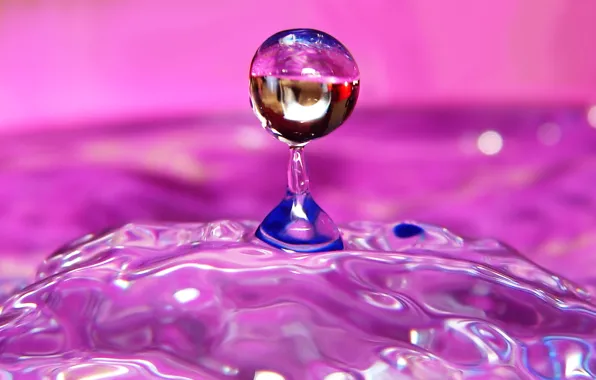 Picture WATER, MOVEMENT, SPHERE, DROPS