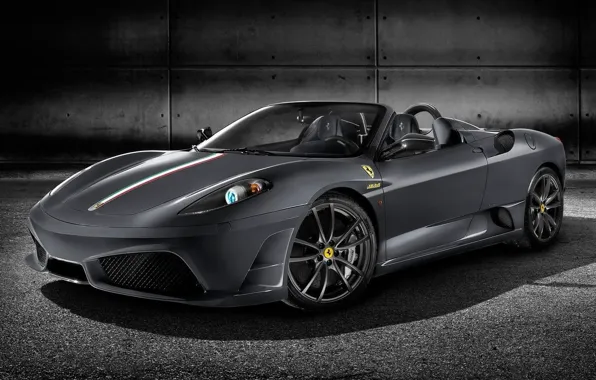 Picture Grey, Ferrari, Convertible