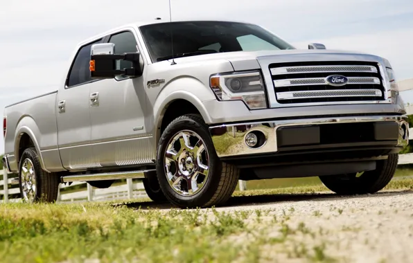 Picture Ford, Ford, jeep, pickup, the front, F-150, Double Cab, Lariat, F-150