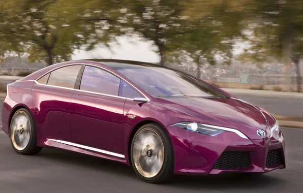 Picture road, auto, Concept, movement, speed, Hybrid, Toyota NS4 Plug-In