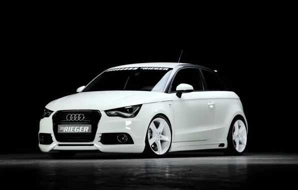 Picture Audi, Audi, tuning, white, 2013, Rieger