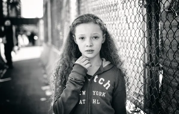 Picture model, girl, curls, Berkeley Clayborne