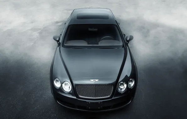 Picture black, Bentley, Continental, before, black, front, Bentley, continental