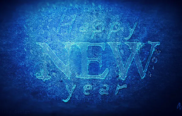 Picture abstraction, holiday, patterns, cinema 4d, New year, ice, text, render, cold