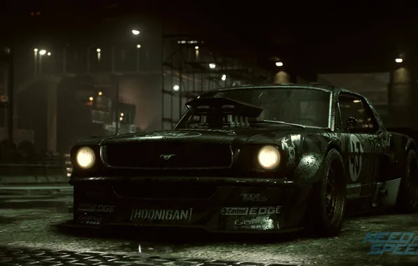 Picture Mustang, Ford, Need for Speed, 1965, RTR, Ken Block, Game, 2015, Hoonicorn