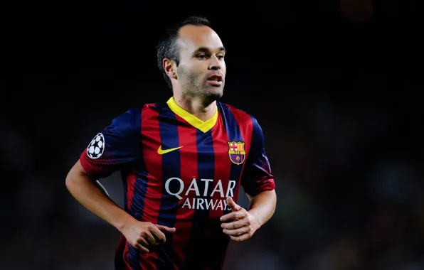 Picture Football, Barcelona, Football, Barcelona, Spain, Player, Andres Iniesta, Andres Iniesta, Player