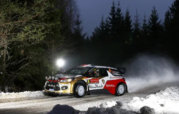 Picture Rally Sweden, DS3, WRC, Mads Ostberg