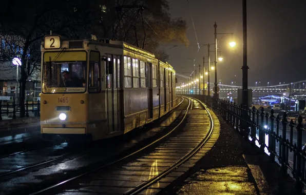 Picture tram, Budapest, owl car