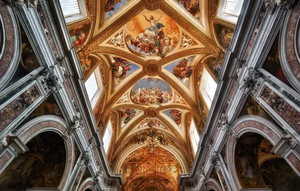 Picture Italy, the monastery, Naples, Certosa di San Martino