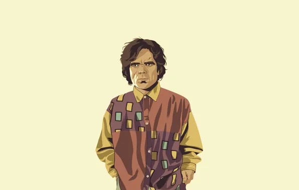 Picture minimalism, shirt, Game of Thrones, Game of thrones, Tyrion Lannister, Tyrion Lannister