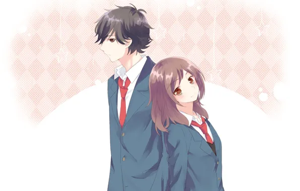 Picture anime, art, pair, the road of adolescence, Ao Haru Ride