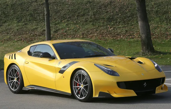 Picture Ferrari, yellow, F12tdf