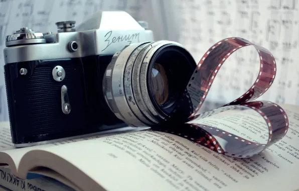 Picture notes, camera, the camera, film, book, rarity, Zenit, film