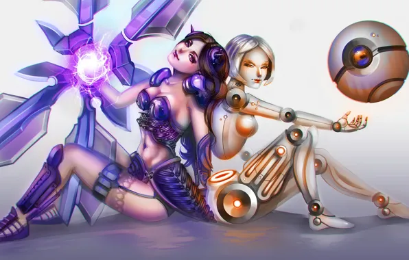 Picture Irelia, League of Legend, Will of the Blades, Lady of Clockwork, Orianna