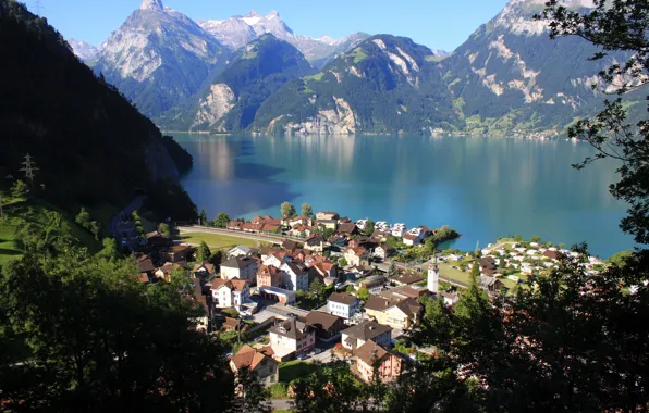 Picture landscape, mountains, nature, Switzerland, top, Morschach