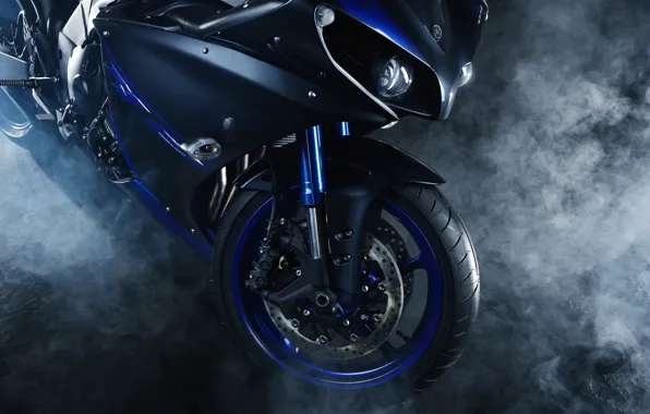 Picture motorcycle, motorbike, Yamaha YZF R1