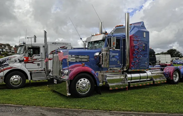 Picture trucks, HDR, Kenworth