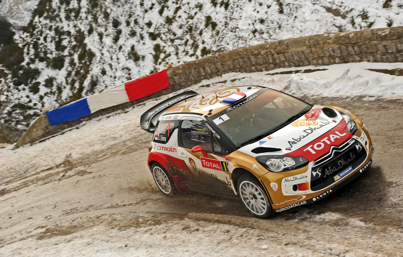 Photo wallpaper Race, Dirt, Citroen, DS3, WRC, Rally, Sebastien Loeb, Rides