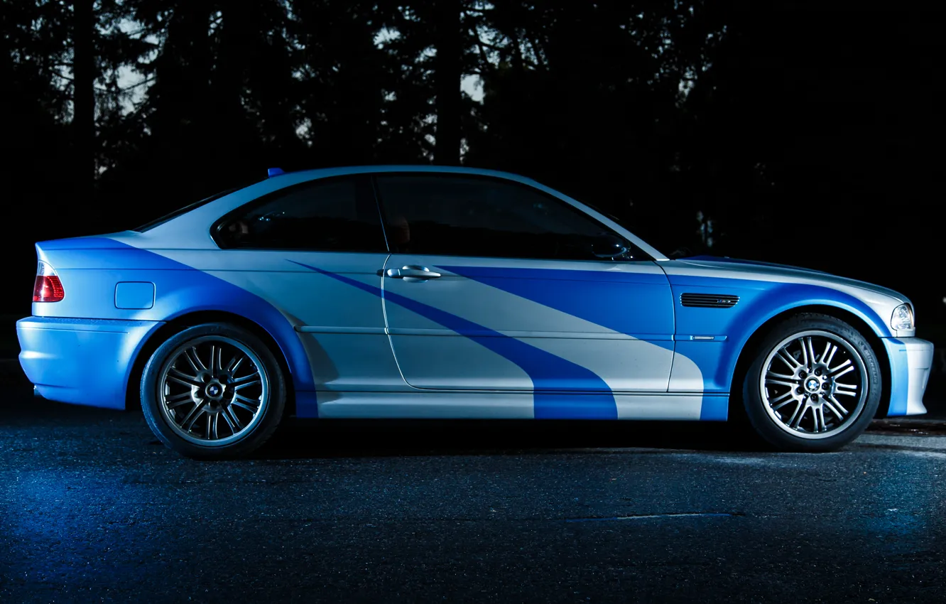 Photo wallpaper Auto, BMW, Machine, Tuning, Car, E46, Most Wanted