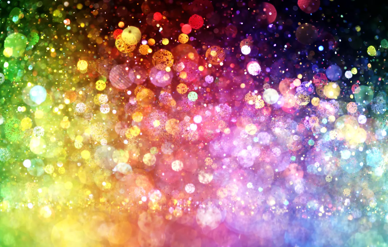 Wallpaper lights, lights, background, color, colorful, abstract, rainbow,  bokeh images for desktop, section абстракции - download