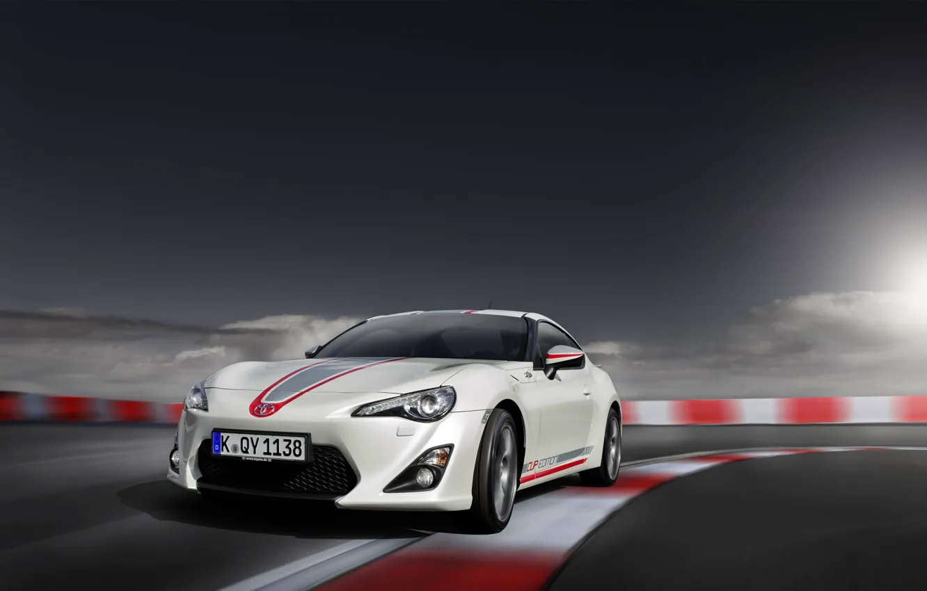 Photo wallpaper Auto, The hood, Toyota, GT86, GT 86, Cup Edition, The Front Headlights