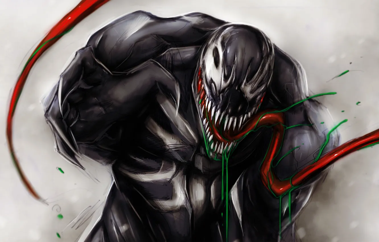 Wallpaper language, art, mouth, Marvel Comics, Venom, Symbiote, Carnage,  Cletus Kasady images for desktop, section фантастика - download