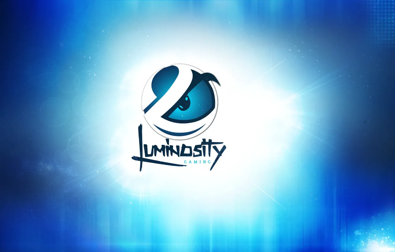 Wallpaper logo, blue background, csgo, cs go, Luminosity Gaming images for  desktop, section игры - download