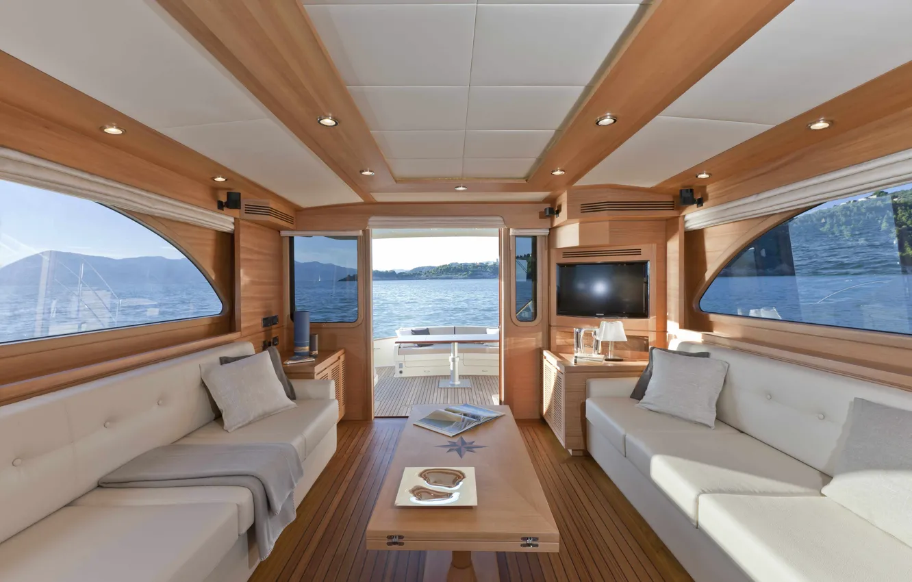 Photo wallpaper design, style, interior, yacht, Suite