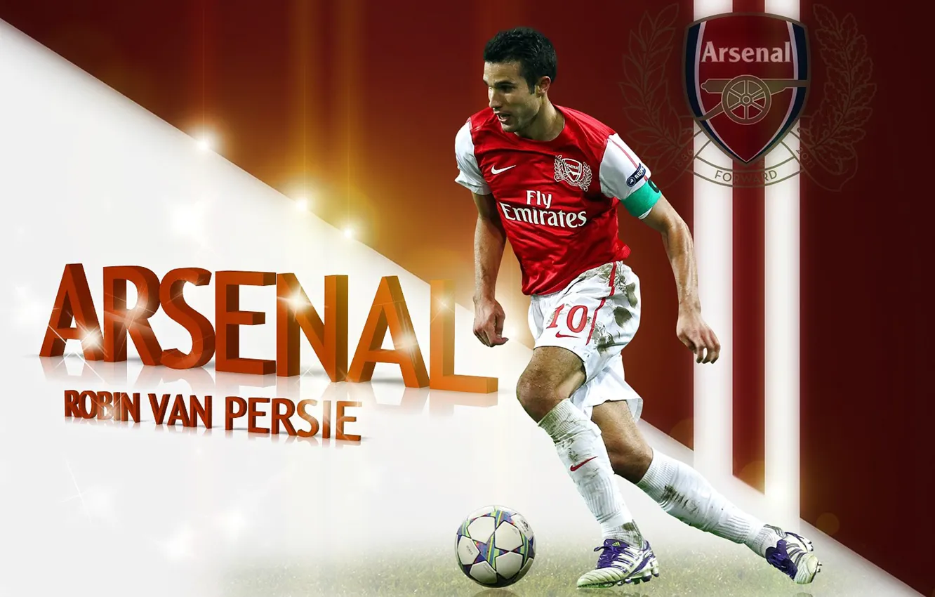 Wallpaper the ball, arsenal, Arsenal, Robin van Persie, robin van persie  images for desktop, section спорт - download