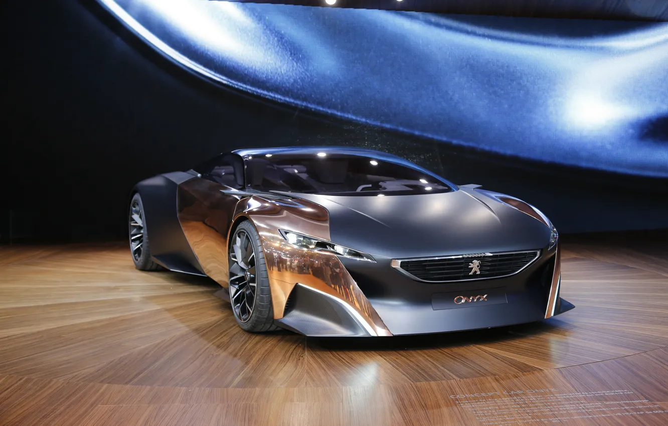 Photo wallpaper Concept, Peugeot, the concept car, Peugeot, beautiful, Onyx