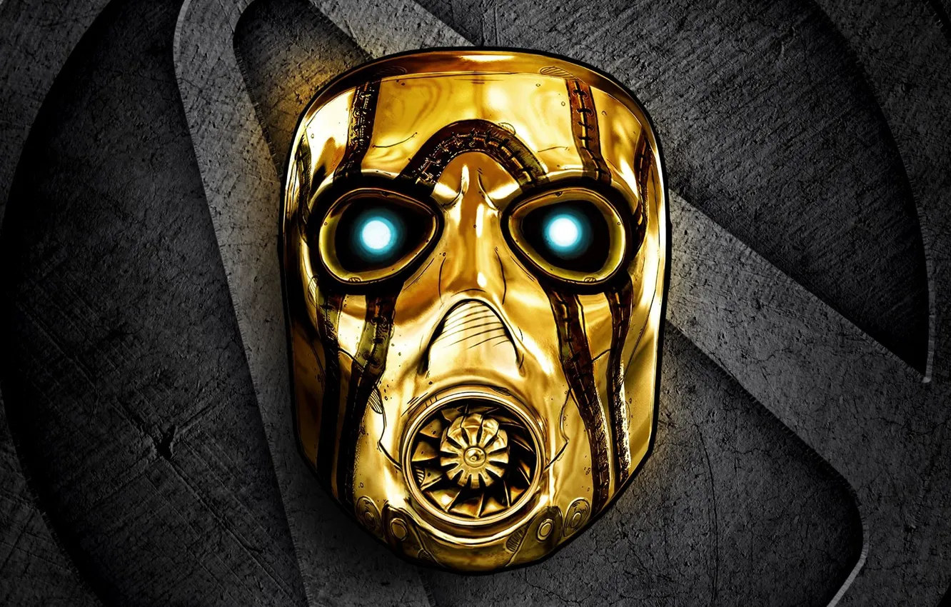 Wallpaper gold, sign, mask, 2K Games