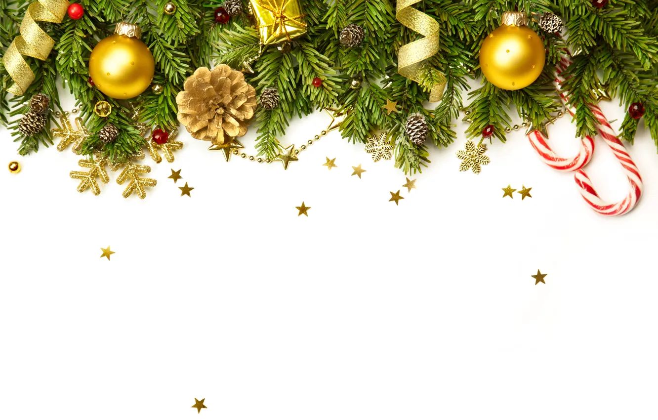 Photo wallpaper decoration, balls, tree, New Year, Christmas, Christmas, balls, decoration, Merry