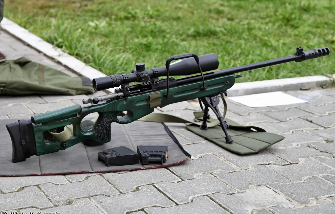 Photo wallpaper sniper rifle, clips, SV-98, 7.62 mm, SV-98, sniper rifle