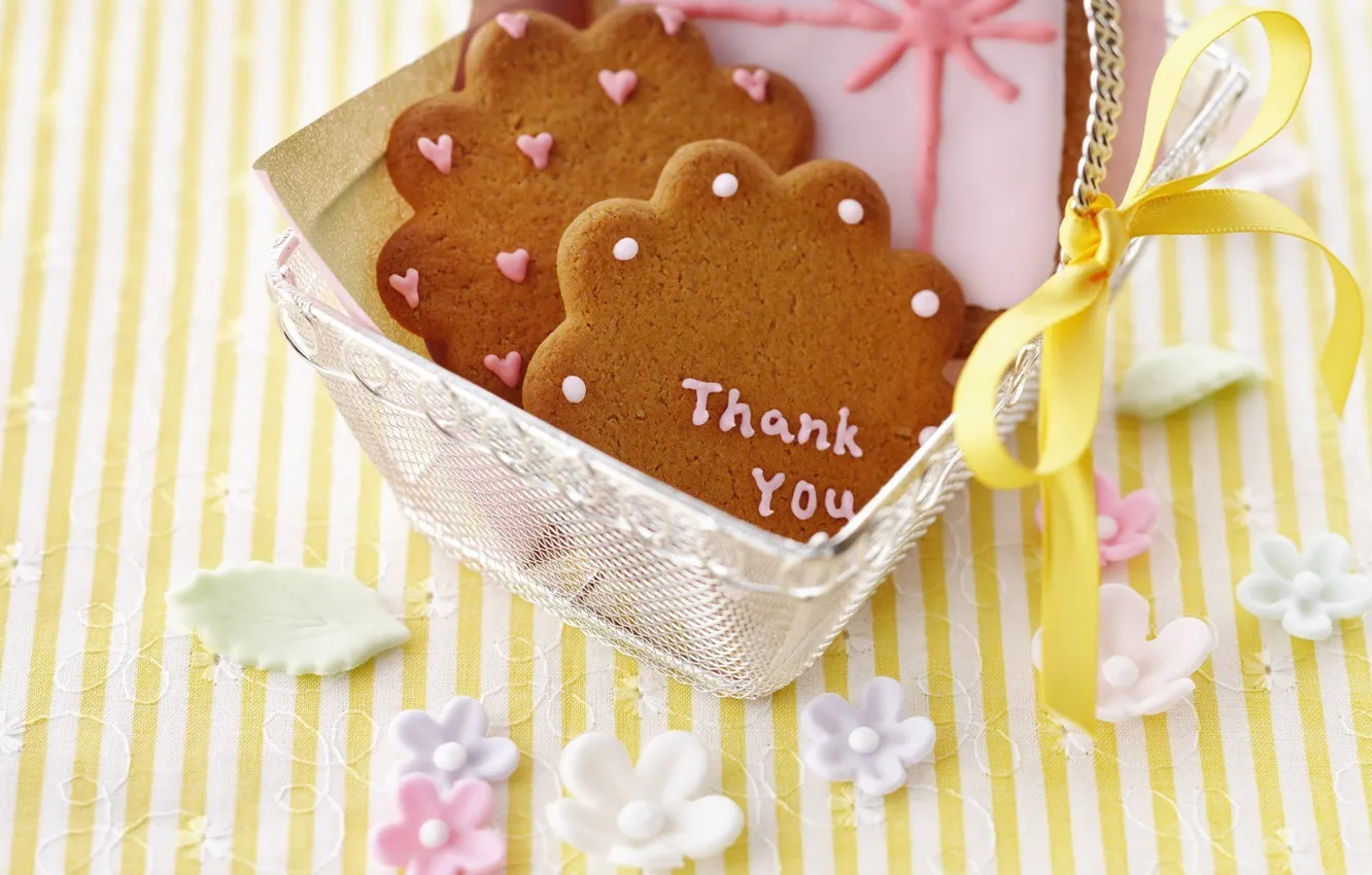 Wallpaper Background Widescreen Wallpaper Food Cookies Tape Wallpaper Basket Bow Widescreen Background Full Screen Hd Wallpapers Widescreen Fullscreen Thank You Images For Desktop Section Eda Download