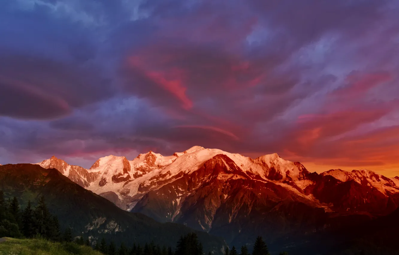 Wallpaper Mountains Alps Mont Blanc Monte Bianco Images For Desktop Section Priroda Download
