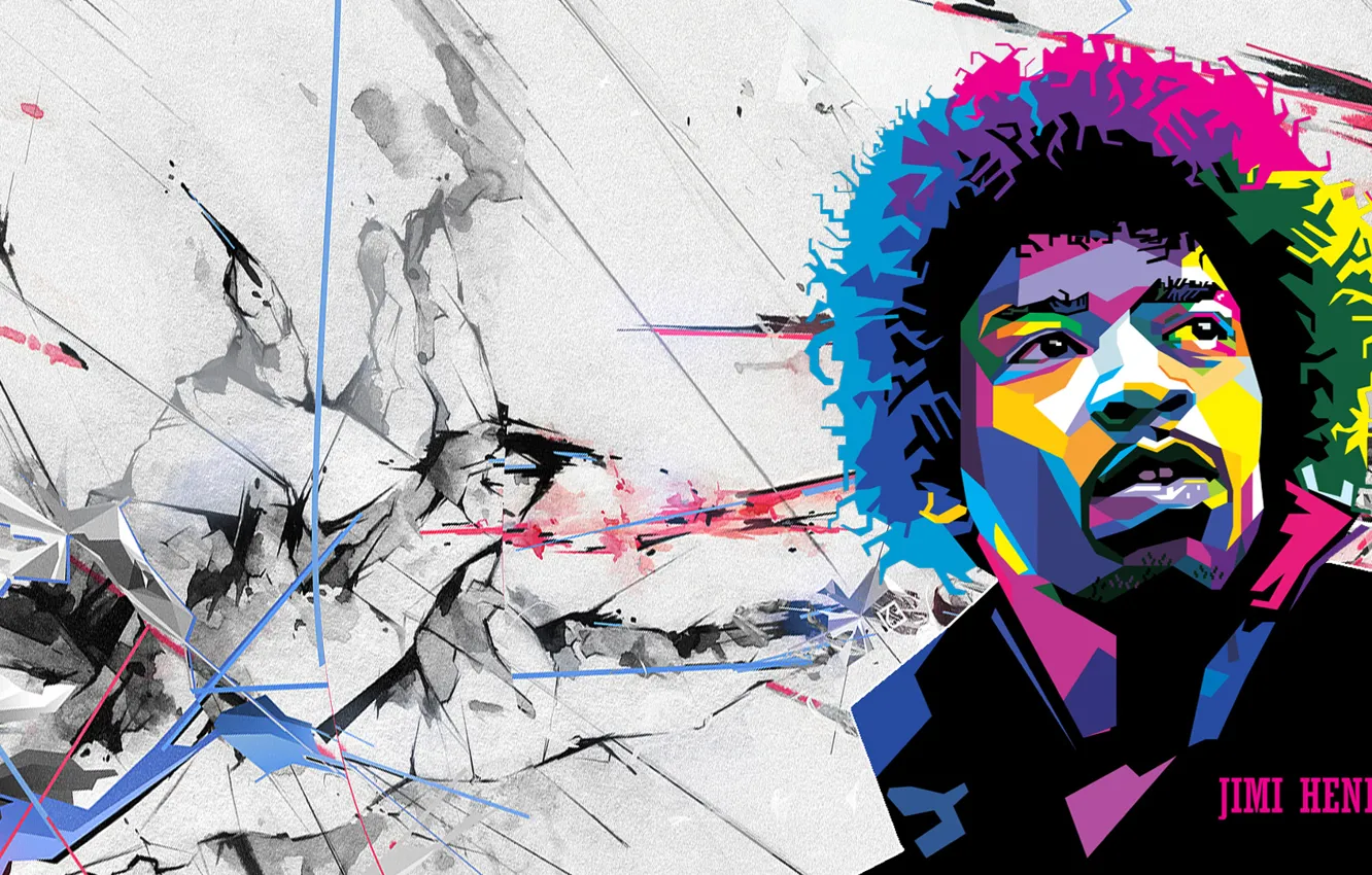 Wallpaper genius, guitarist, Rock, legend, Jimi Hendrix, virtuoso images  for desktop, section музыка - download