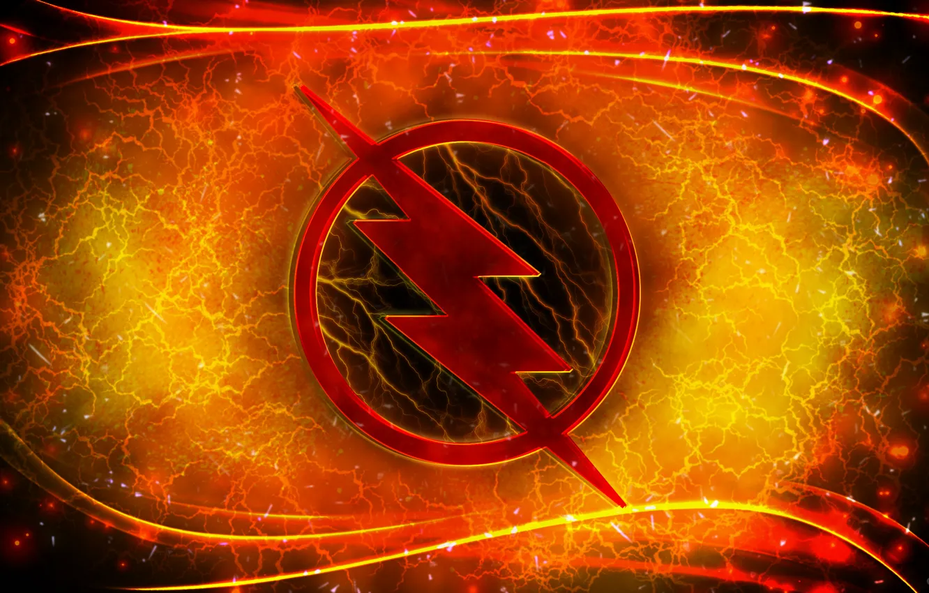 Wallpaper logo, lightning, comics, Reverse Flash images for desktop,  section минимализм - download