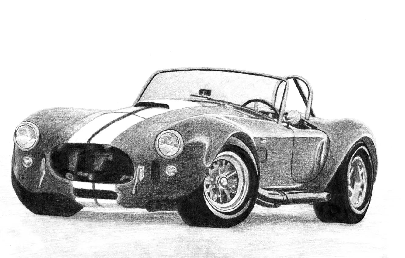 Photo wallpaper figure, Roadster, 1965, 427 S/C, Shelby Cobra