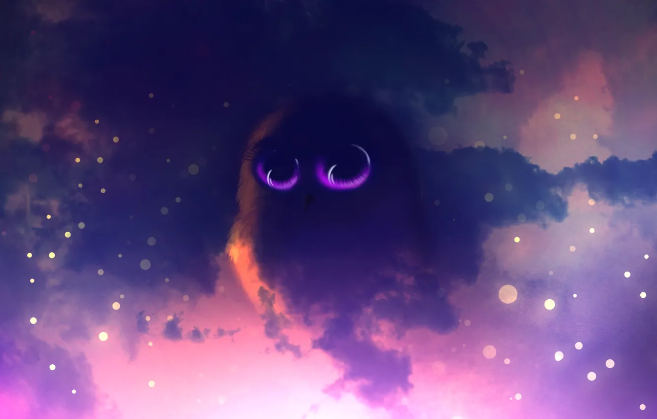 Wallpaper the sky, space, nebula, owl images for desktop, section разное -  download