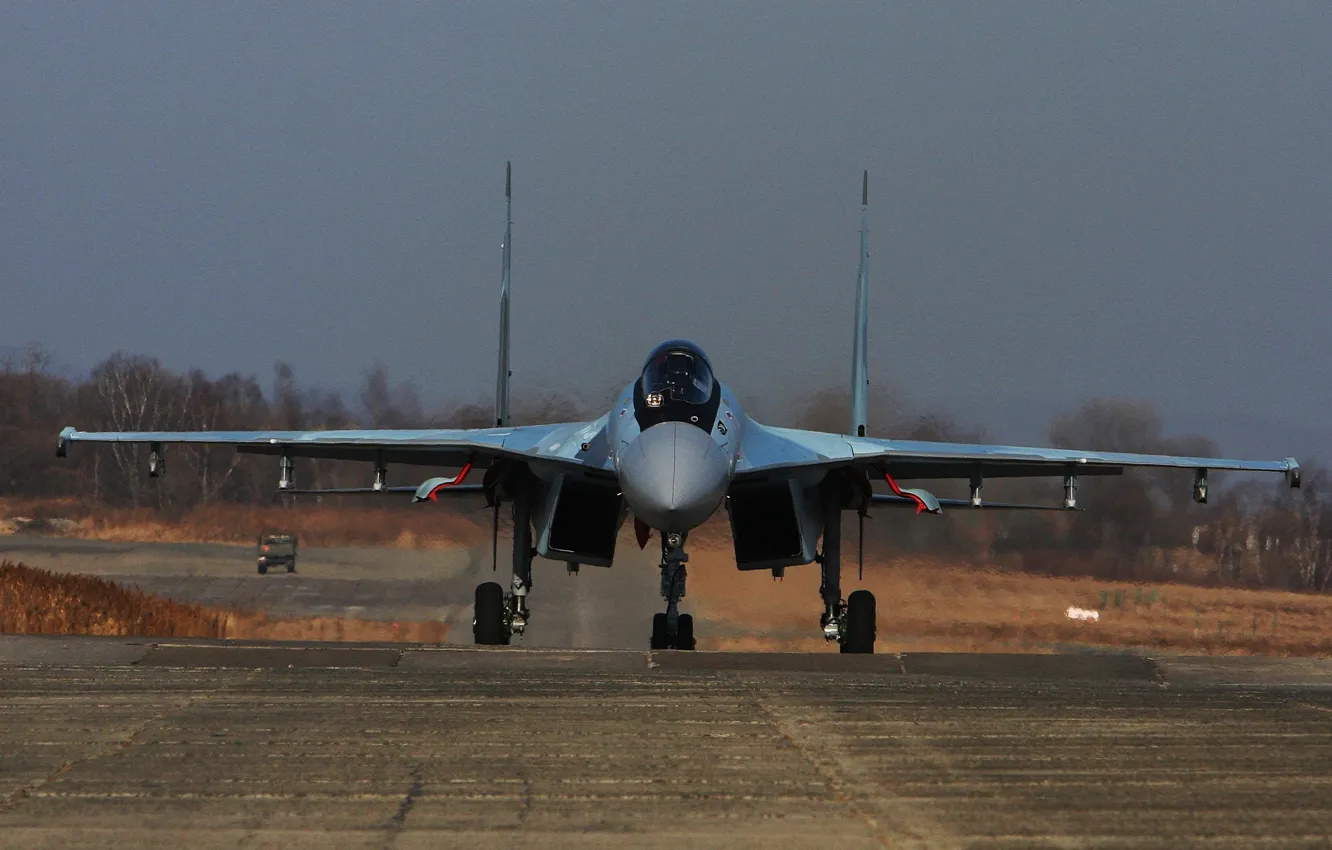 Wallpaper fighter, Su-35, jet