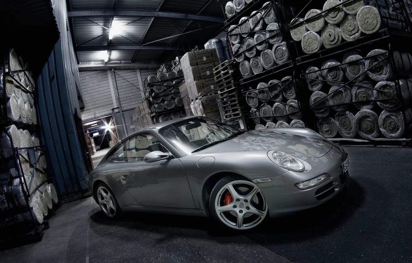 Photo wallpaper Porsche, Composition, Isover