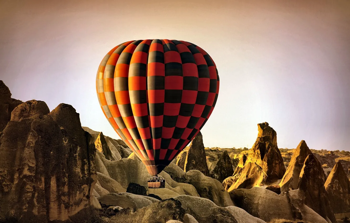 Wallpaper photography, aircraft, photo, beautiful, Turkey, Cappadocia, hot  air balloon, ballooning, wide screen images for desktop, section природа -  download