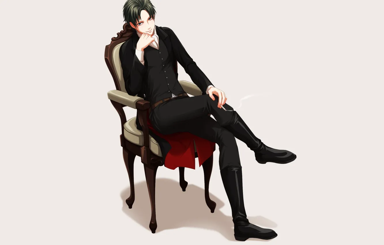 Featured image of post Anime Boy Sitting On A Chair Rump on floor legs bent