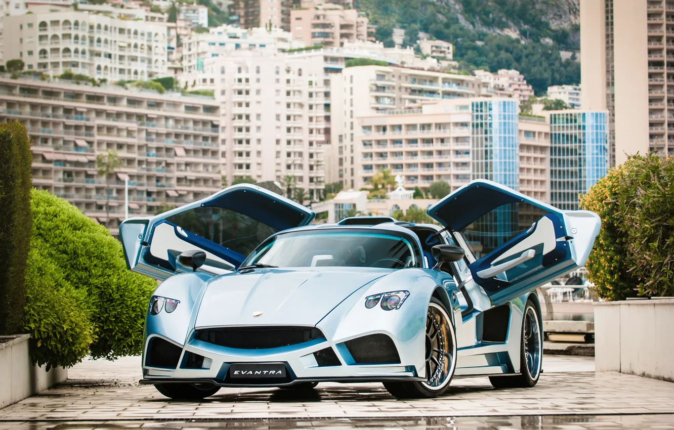 Photo wallpaper car, auto, supercar, Monte Carlo, Mazzanti Evantra
