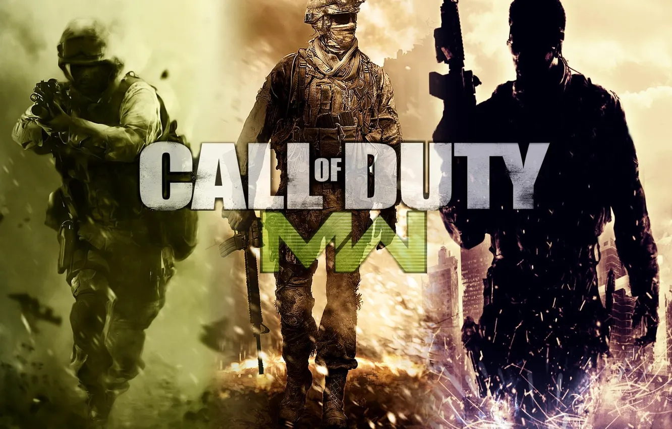 Wallpaper Call of Duty, game, modern