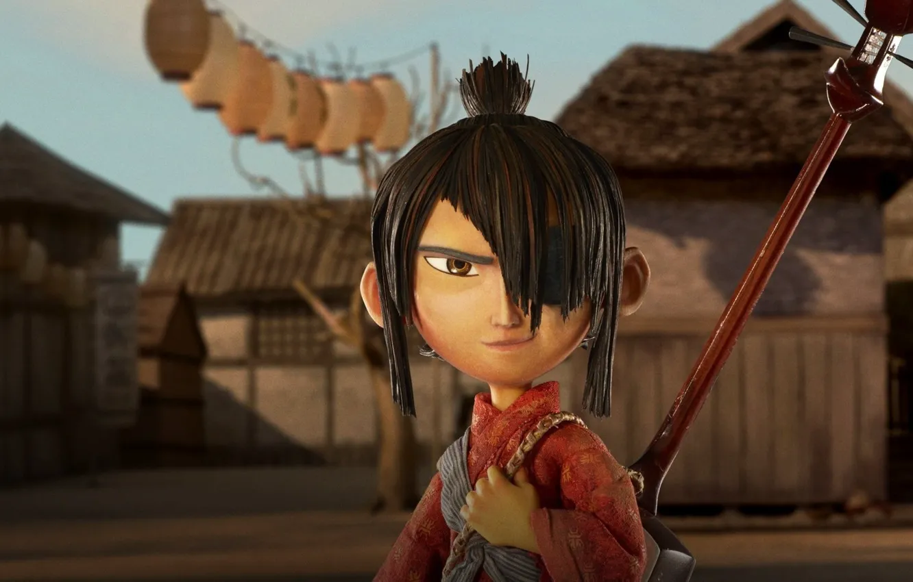 Wallpaper cinema, boy, movie, samurai, hero, asian, film, animated film,  oriental, asiatic, yuusha, animated movie, Kubo, Kubo and The Two Strings,  daymio images for desktop, section фильмы - download